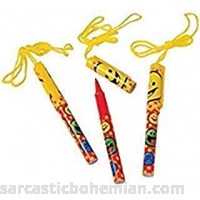 24 Smiley Face Pen Necklaces~School and Teacher Supplies~Party Favors B01N6MRTEZ